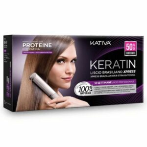 Kativa keratin kit brasiliano stiratura per capelli