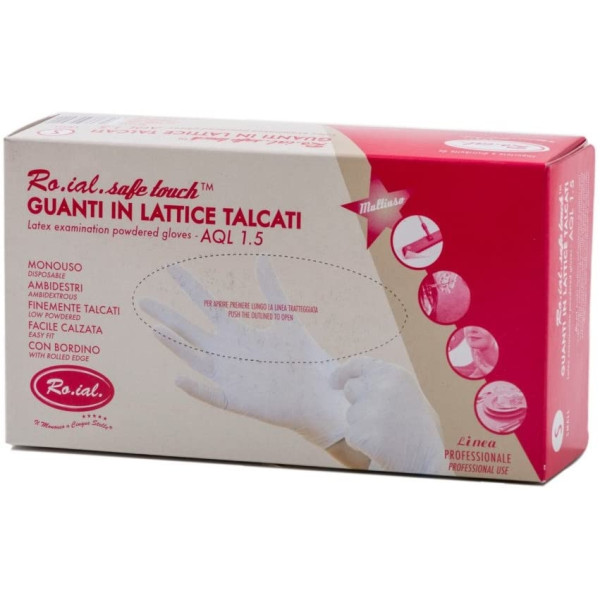 Guanti monouso in lattice 100pz