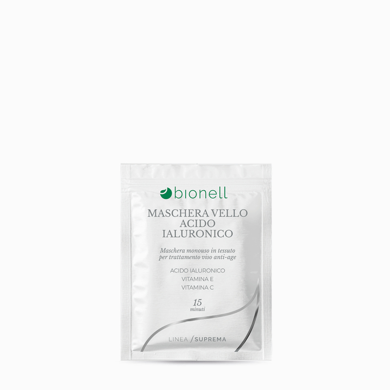 Bionell maschera vello viso ACIDO IALURONICO monouso